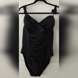 1 Piece Black Swim Suit